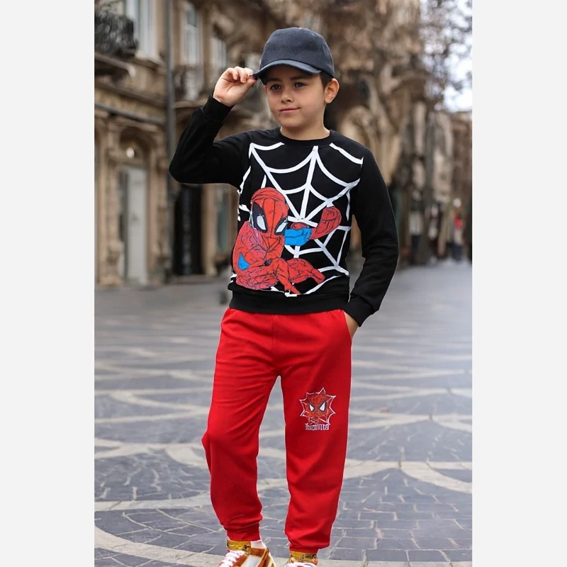 بلوز و شلوار اسپایدرمن سایز 45 و 50