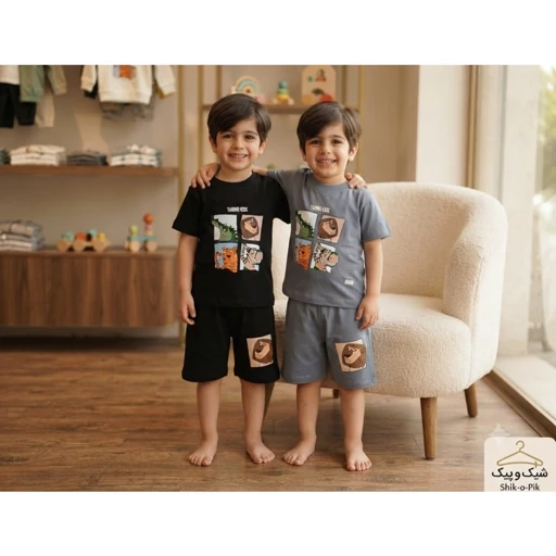 تیشرت و شلوارک بچگانه سایز 35/40/45