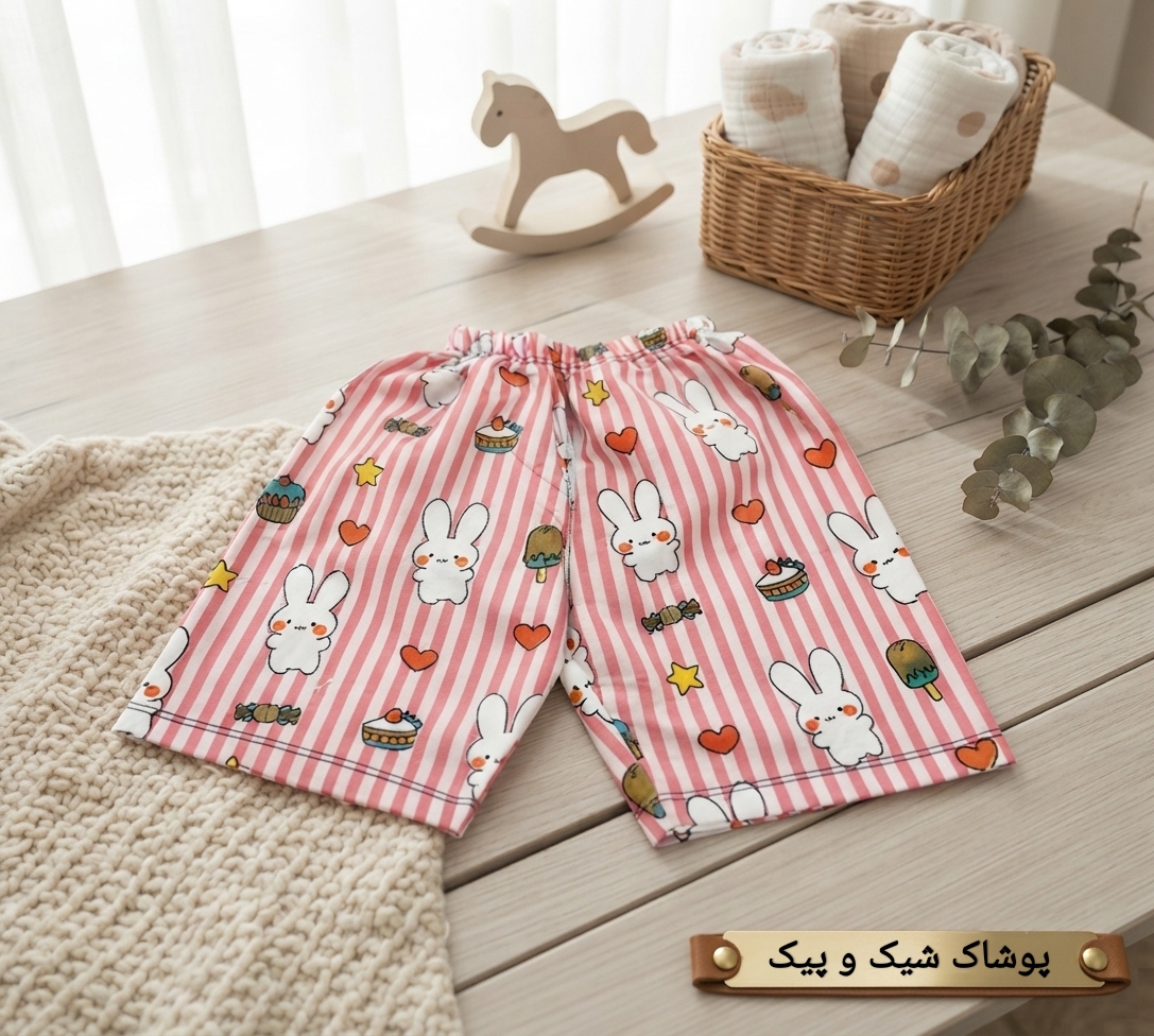 شلوارک بچگانه خرگوشی